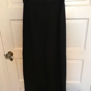 St John Knits Marie Gray Black Pants Size 8 Vintage USA